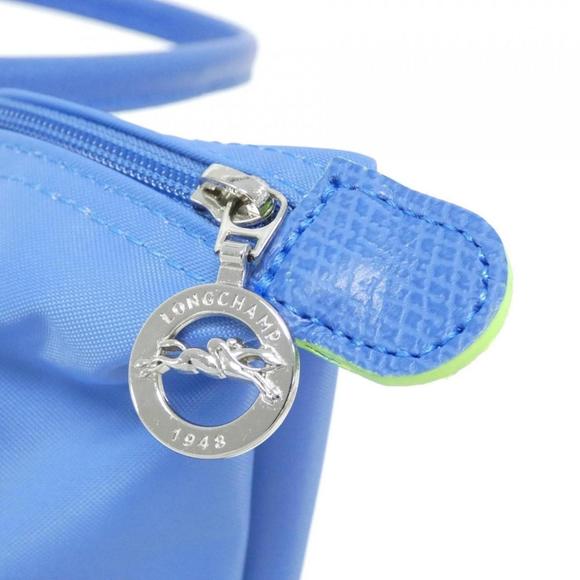 Longchamp Le Pliage Green Medium Recycled Nylon Shoulder Bag Blue - Picture 5 of 7